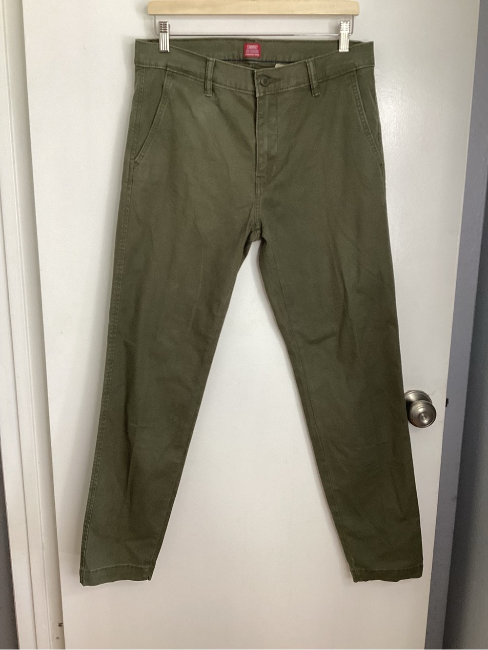 Levi's Olive Green Slim Chinos 32 x 32